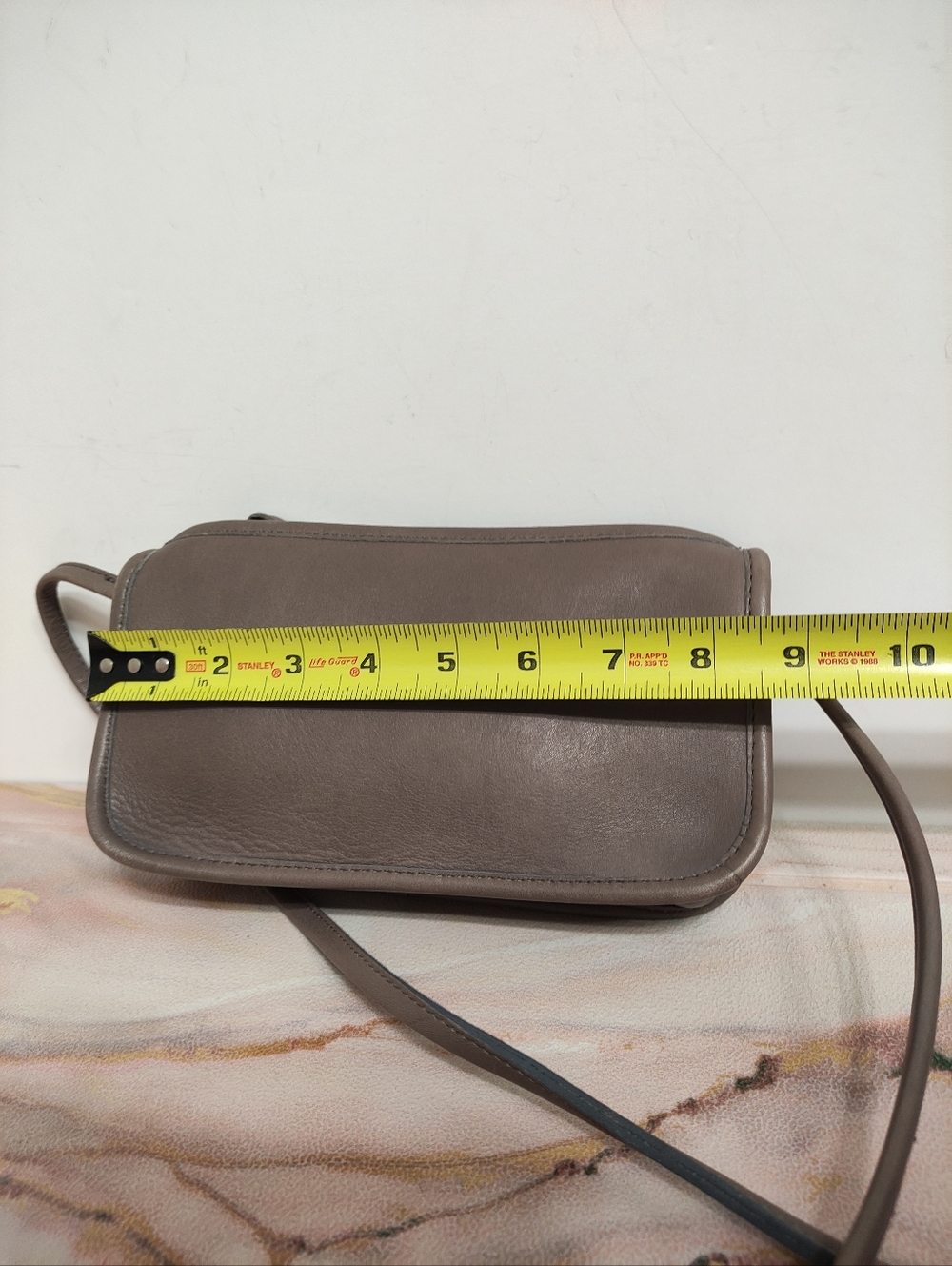 Vintage Coach 9655 Small Zippered Pouch Gray - Picture 8 of 13